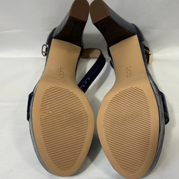 Lauren Ralph Lauren Sleek Navy Heels - Picture 10 of 12
